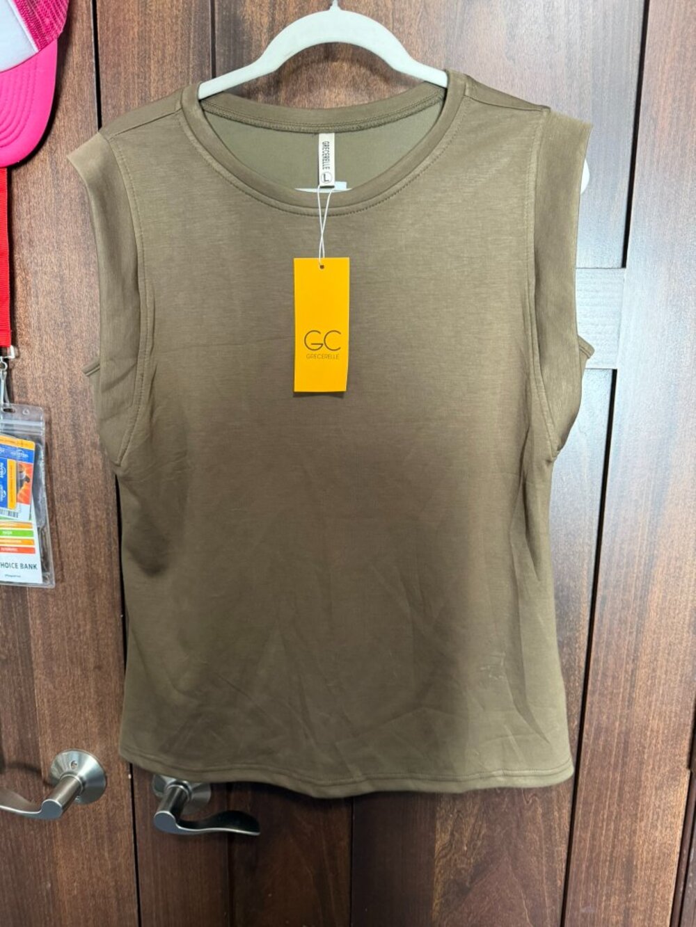 NWT Womens Size L Two Piece Skirt/Skort Set - Olive